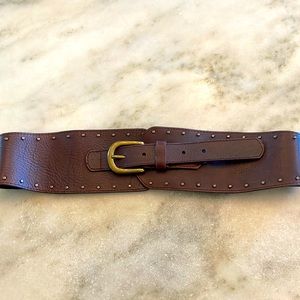 Ann Taylor Loft Brown Leather Belt